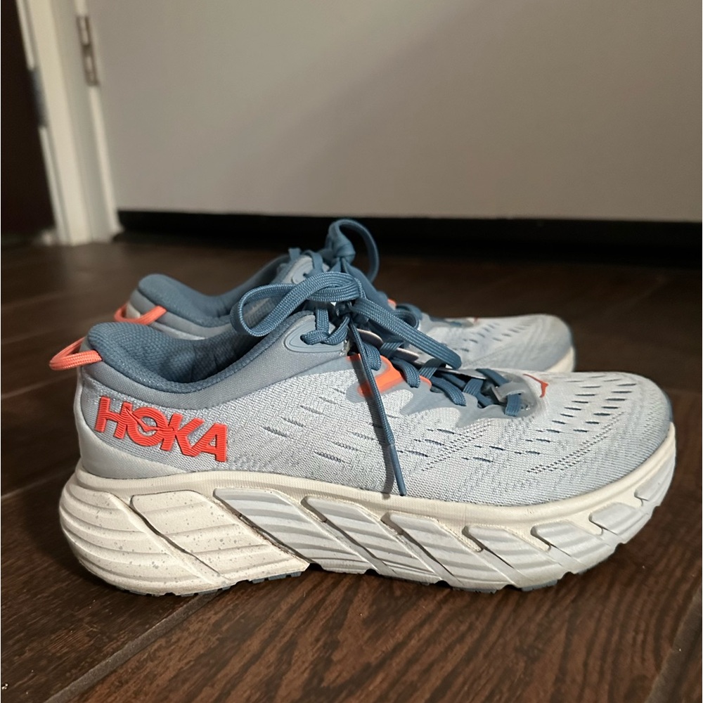 Hoka Gaviota 4 Stability Running Shoe - Blue Fog - Women’s size 6.5